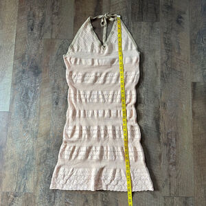 Women's Earthbound Trading Co. Dress Size L Peach Halter Clearance